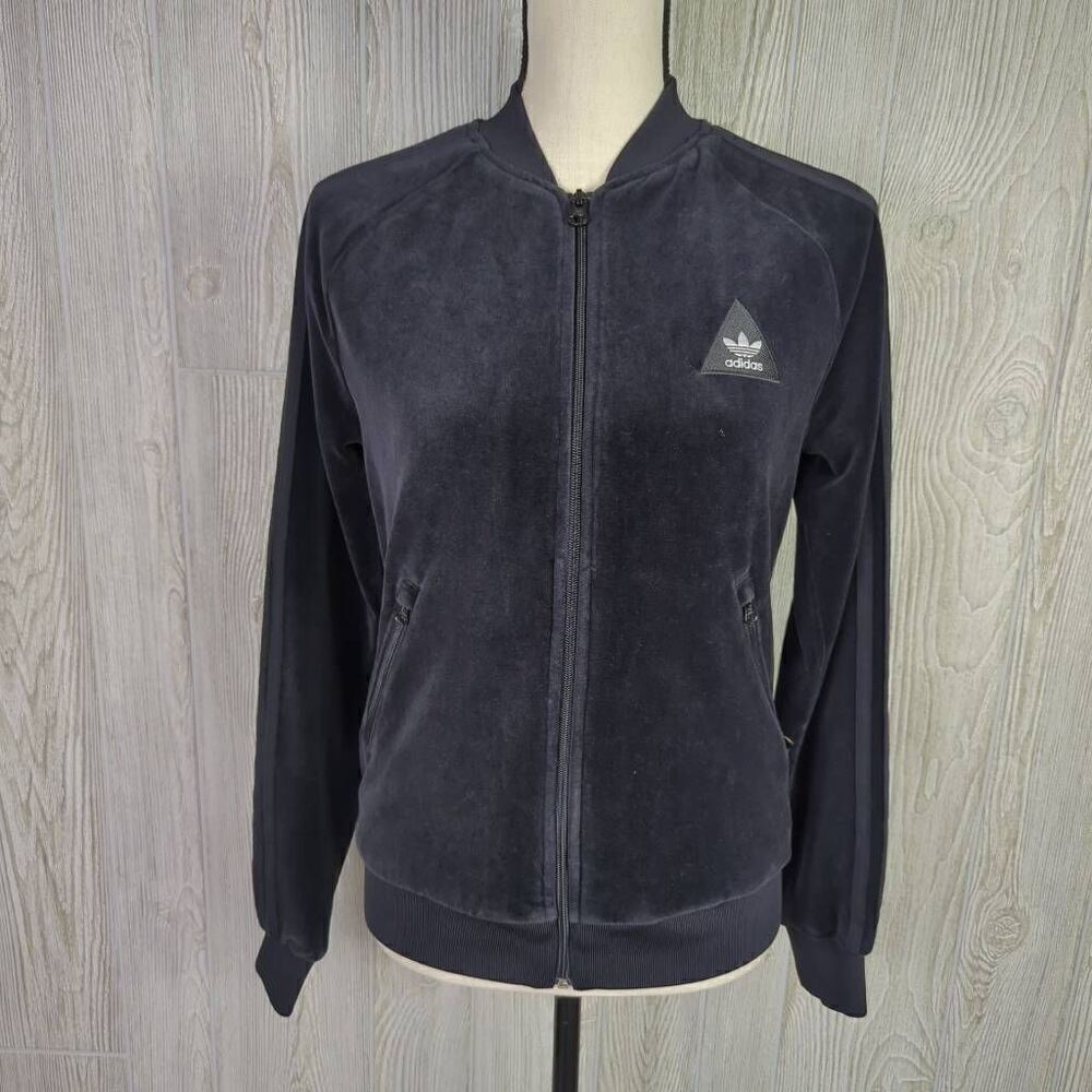Adidas X Pharrell Williams HU Superstar Jacket Women’s S Velour Black Human Race